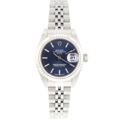 Rolex - Datejust 26 Steel Jubilee Fluted Blue Dial