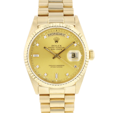 Rolex - Day-Date 36 President Yellow Gold Diamond Dial