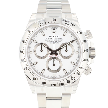 Rolex - Daytona Steel White Dial NOS FULL STICKERS