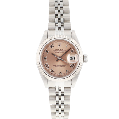 Rolex - Datejust 26 Steel Jubilee Fluted Pink Dial