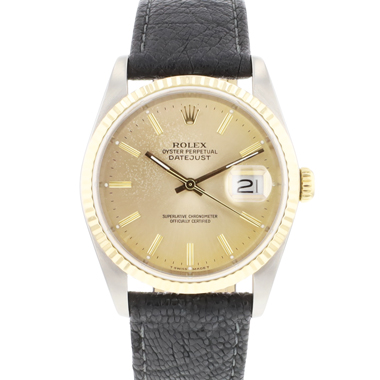 Rolex - Datejust 36 Steel Gold Champagne Dial