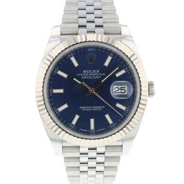 Rolex - Datejust 41 Jubilee Fluted Blue Dial