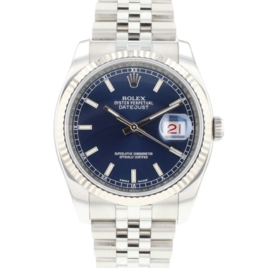 Rolex - Datejust 36 Jubilee Fluted Blue Roulette Dial