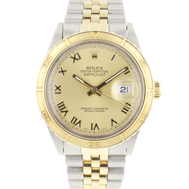 Rolex - Datejust 36 Champagne Dial Turn-O-Graph Gold/Steel