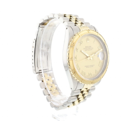 Datejust 36 Champagne Dial Turn-O-Graph Gold/Steel