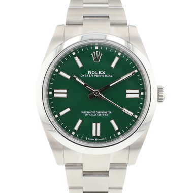 Rolex - Oyster Perpetual 41 Green Dial NEW 2025