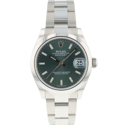 Datejust 31 Midsize Green Dial NEW