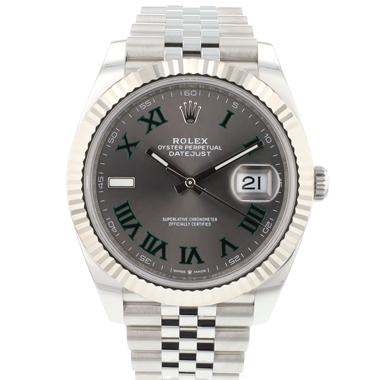 Rolex - Datejust 41 Fluted Jubilee Wimbledon Dial