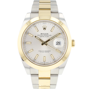 Rolex - Datejust 41 Gold/Steel Silver Dial
