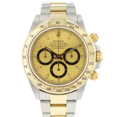 Rolex - Daytona Steel Gold Zenith Champagne Dial