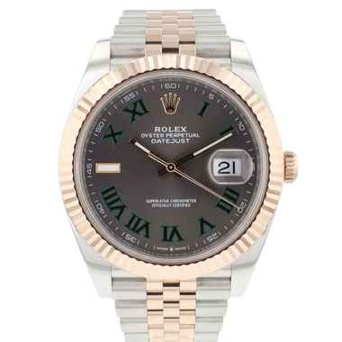 Rolex - Datejust 41 Steel Everose Gold Wimbledon Dial