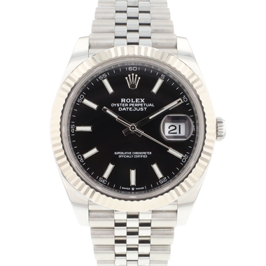 Rolex - Datejust 41 Jubilee Fluted Black Dial New 2025