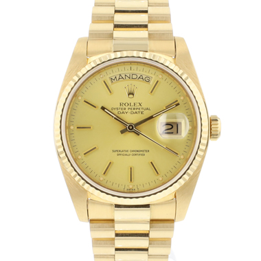 Rolex - Day-Date 36 President Yellow Gold Champagne Dial