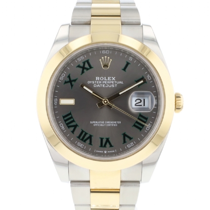 Datejust 41 Gold/Steel Wimbledon
