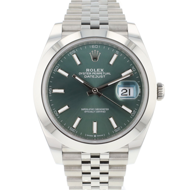 Rolex - Datejust 41 Jubilee Mint Green NEW '25
