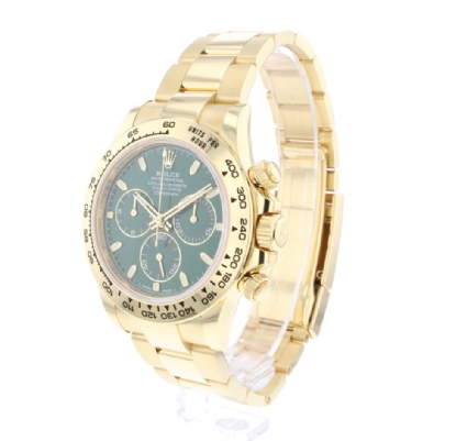 Daytona Yellow Gold Green Dial NEW
