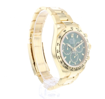 Daytona Yellow Gold Green Dial NEW