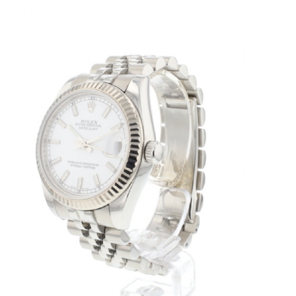 Datejust 31 Midsize Jubilee Fluted White Dial
