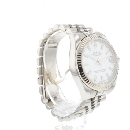 Datejust 31 Midsize Jubilee Fluted White Dial