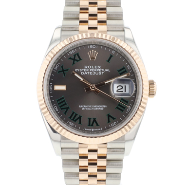 Rolex - Datejust 36 Wimbledon Steel Everose Gold Jubilee Fluted