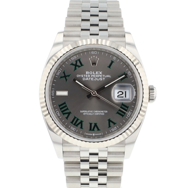 Rolex - Datejust 36 Jubilee Fluted Wimbledon Dial