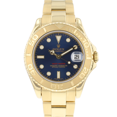 Rolex - Yacht-Master Midsize Yellow Gold Blue Dial