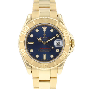 Rolex - Yacht-Master Midsize Yellow Gold Blue Dial