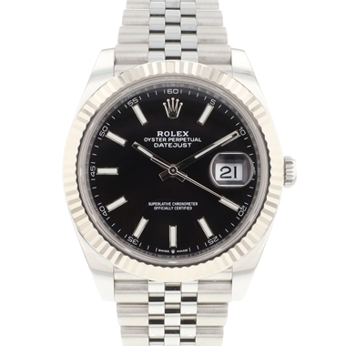Rolex - Datejust 41 Jubilee Fluted Black Dial