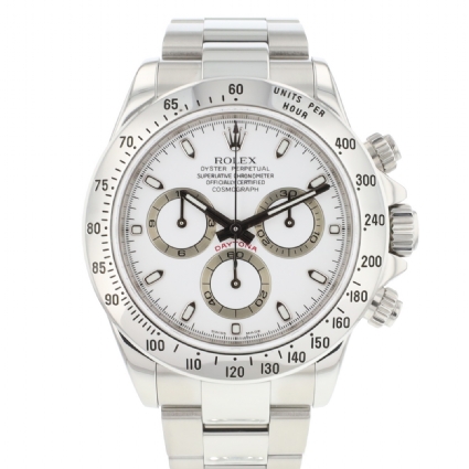 Daytona Steel White Dial