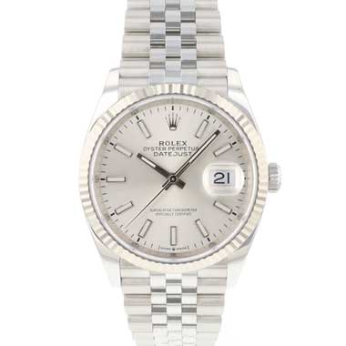 Rolex - Datejust 36 Fluted Jubilee Silver Dial