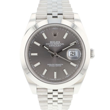 Rolex - Datejust 41 Jubilee Rhodium Dial