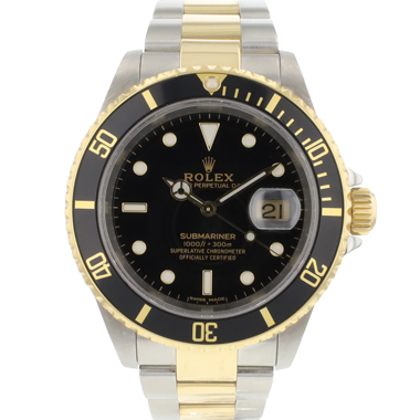 Rolex - Submariner Date Gold Steel Black Dial