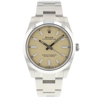 Rolex - Oyster Perpetual 34 Beige Dial NEW 2025