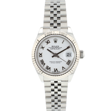 Rolex - Lady-Datejust 28 Lady Jubilee White Roman Dial