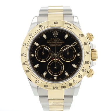 Rolex - Daytona Steel Gold Black Dial