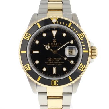 Rolex - Submariner Date Gold Steel Black Dial