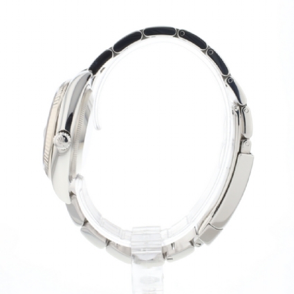 Date 34 Oyster Fluted Black Dial