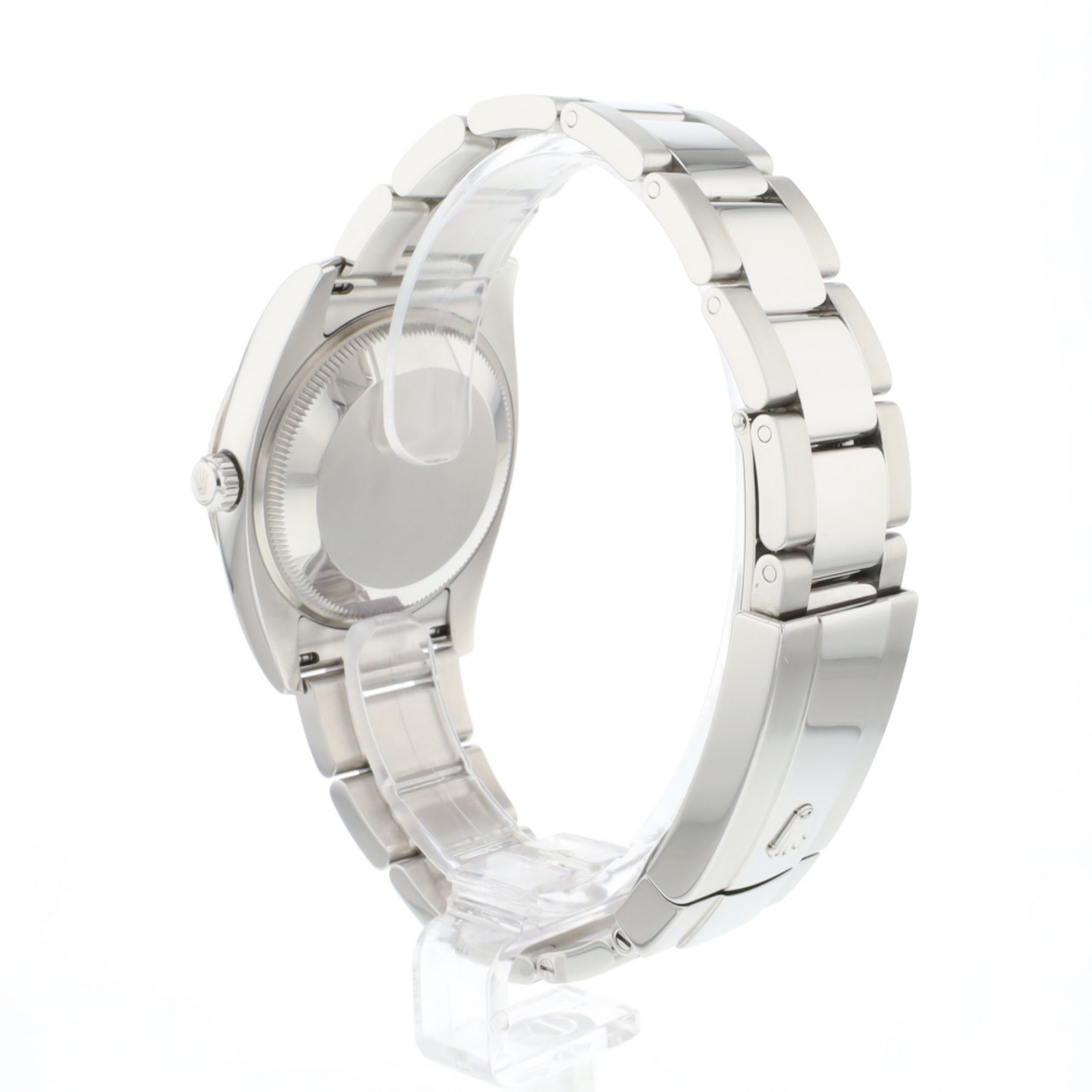 Date 34 Oyster Fluted Black Dial