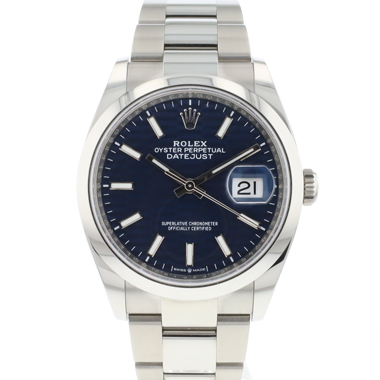 Rolex - Datejust 36 Oyster Blue Motif Dial