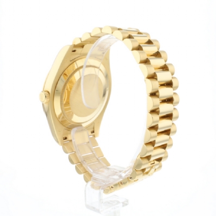 Day-Date II Yellow Gold Black Roman Dial