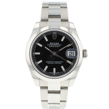 Rolex - Datejust 31 Oyster Midsize Black Dial