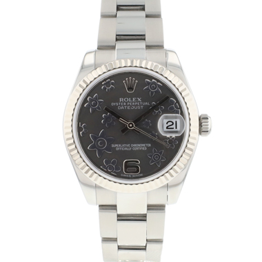 Rolex - Datejust 31 Midsize Oyster Fluted Grey Flower Dial Service '25
