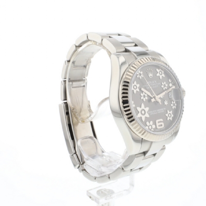 Datejust 31 Midsize Oyster Fluted Grey Flower Dial Service '25