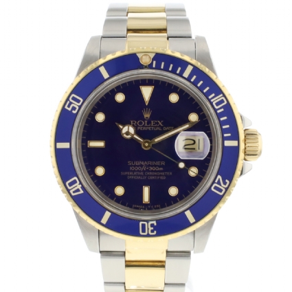 Submariner Date Blue Gold/Steel Purple Dial