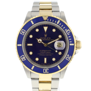 Rolex - Submariner Date Blue Gold/Steel Purple Dial