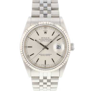 Rolex - Datejust 36 Jubilee Fluted Silver Dial
