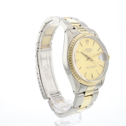 Date 34MM Steel Gold Oyster