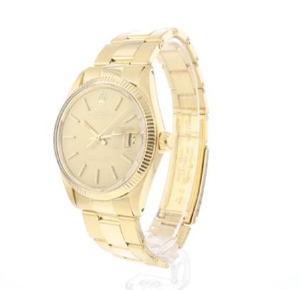 Date 34MM Champagne Dial