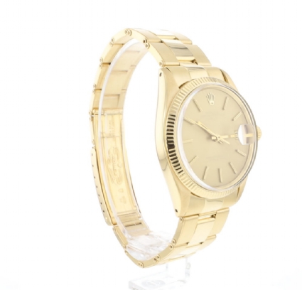 Date 34MM Champagne Dial