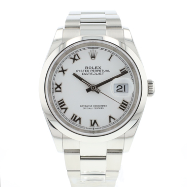 Rolex - Datejust 36 White Roman Dial